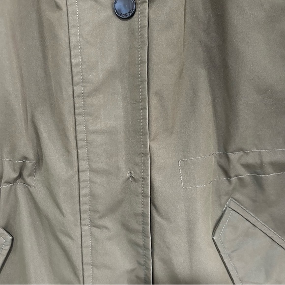 HFX WOMEN'S WATER & WIND PROOF Parka COAT Army Green Size M - Picture 6 of 8